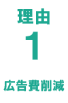 理由1 広告費削減