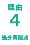 理由4 処分費削減